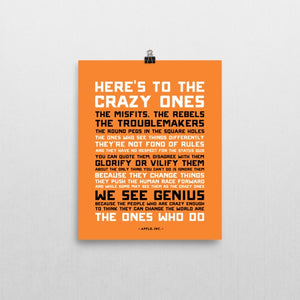 Here's to the Crazy Ones - Poster