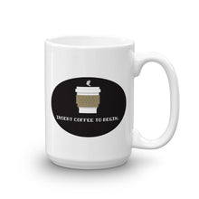 Insert Coffee to Begin - 8-Bit Coffee Mug