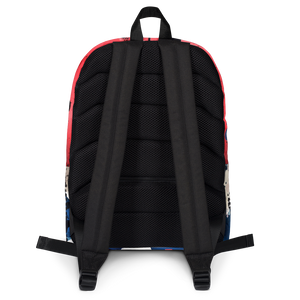 Red White and Blues - Abstract Art Backpack