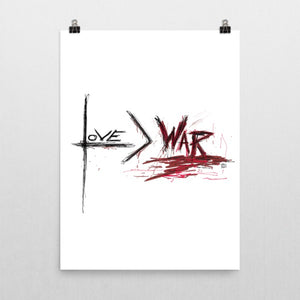 Love is Greater than War – Poster